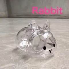 ラス1 けだまだま　うさぎちゃん　毛玉入れ　うさぎ　ウサギ　キーホルダー