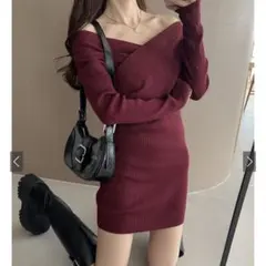 秋冬ワンピース