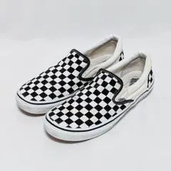 VANS スリッポン チェッカーボード ブラック/ホワイト [サイズ] 27cm