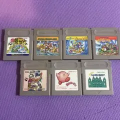 （動作未確認）ゲームボーイソフトセット 7本