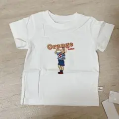 オレンジジュース レトロTシャツ サイズ80