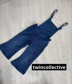 TWIN COLLECTIVE サロペット オーバーオール ストレッチ