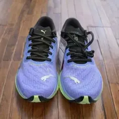 PUMA希少 ディヴィエイトニトロ 2 ランニングシューズ ブルー 24.5cm