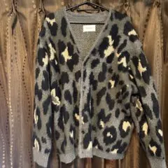 CALIFORNIA RANCH HOUSE レオパードカーディガングリーンL