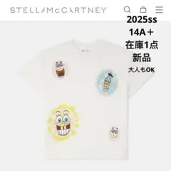 【新品】Stella Mccartney 2025スポンジボブ Tシャツ14A+