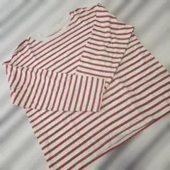 ストライプ 長袖Tシャツ