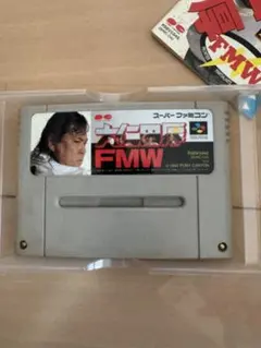 スーパーファミコンソフト大仁田厚 FMW 取扱説明書とカセット