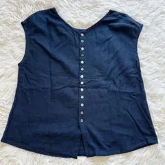 パラスパレス十日 2023SS コットンリネン裏毛 スウェットベスト 2025年最新】PAL'LAS PALACE レディース ベスト・ジレ・ビスチェ