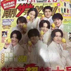 月刊ザテレビジョン　なにわ男子　切り抜き