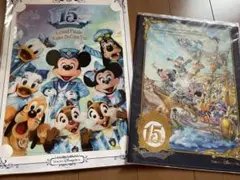 東京ディズニーシー 15周年　クリアファイルセット　実写