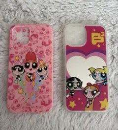 【未使用】パワーパフガールズ iPhone12pro ケース 2個セット