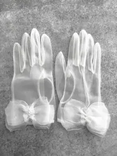 ウェディング　ショート丈グローブ