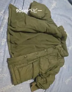 90cm オリーブグリーン ダウンジャケット