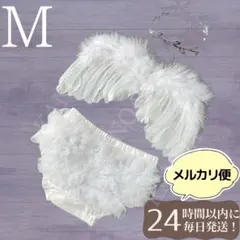 ブルマMハーフバースデー天使の羽パンツ誕生日1歳月齢フォト飾りニューボーンフォト