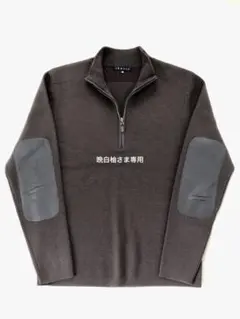 セオリー ニット ブラウン 40 L メンズ theory 羊革 （エルボー）