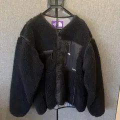 ノースフェイスパープルレーベル　ウールボアフリースフィールドカーディガン