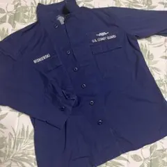 U.S. COAST GUARD ミリタリージャケット 48R ネイビー