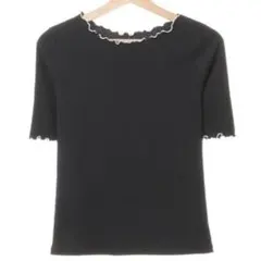 INGNI(イング)リブメロー／クルーネックトップス