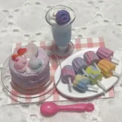 ♡ミニチュアカラフルスイーツセットNo.119