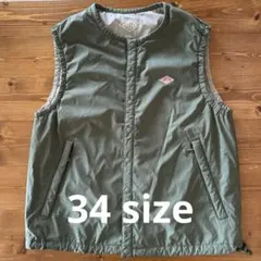 DANTON オリーブ カーキ ベスト