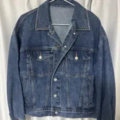 デニムブルー Gジャン 4ポケット