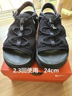 NIKE エアマックス ココ サンダル 厚底 ブラック 24cm