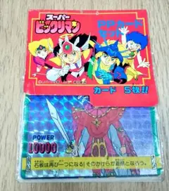 スーパービックリマン　PPカードセット　カード　当時物　玩具　戦闘　レア