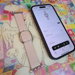 美品　apple watch モダンバックル　バンド　ピンク　38 M 純正