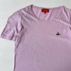 イタリア製　ヴィヴィアン・ウエストウッド　Tシャツ　Mサイズ　ピンク　古着のサムネイル