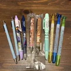 ディズニー ボールペン シャーペン カラーペン 10本 まとめ売り
