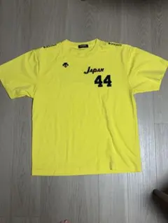 バレーボール Tシャツ 黄色 JAPAN