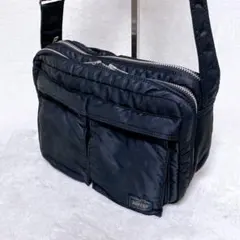 希少　PORTER　タンカー　ショルダーバッグS　2層　ブラック　黒　斜め掛け