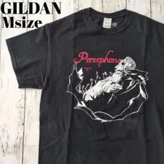 アメリカ古着　ギルダン　Customink 両面プリント　メッセージ系　音楽
