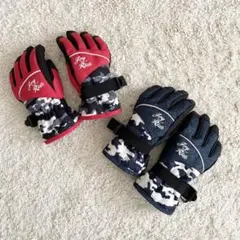 子供用スキーグローブ2点