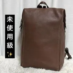 【美品】土屋鞄　トーンオイルヌメ ソフトミディアム バックパック ダークブラウン 数量限定色】トーンオイルヌメ ソフトミディアムバックパック