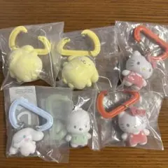 サンリオキャラクターズ カラフルカラビナマスコットチャーム　6個セット
