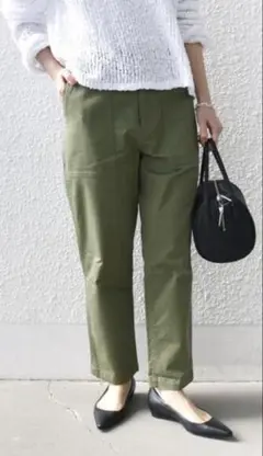 未使用品　SHIPs ベーシックベイカーパンツ