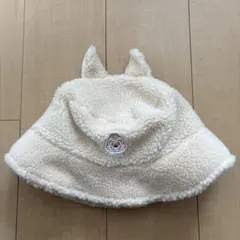 【1回着用】チップとデール 耳付きバケットハット 帽子 ボア