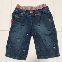 お買得⭐DOUBLE.B デニムパンツ ロールアップ 90cm
