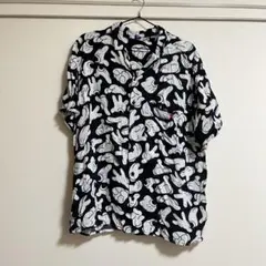 H&M シャツ XL ミッキーハンド ミッキーマウス ミッキー アロハシャツ