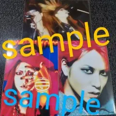 【美品】③ hide 写真 hideヒストリー 3枚セット 年代ランダム