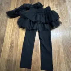 黒レギンス　チュチュ　シッポ