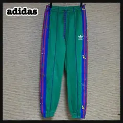 【新品】adidas Originals 花柄 トラックパンツ Ｓ adidas オリジナルス 花柄刺繍 トラックパンツ S - メルカリ
