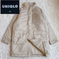✨希少✨ オールドユニクロ 紺タグ 中綿ロングコート ベージュ M UNIQLO