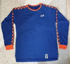 新品 Slamble 長袖ウォームアップウェア 青xオレンジS長袖Tシャツ