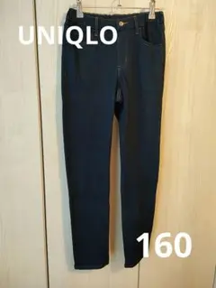 UNIQLO HEATTECH 長ズボン 160cm ダークブルー