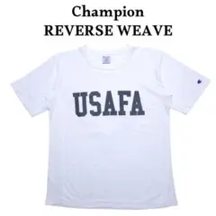 Champion USAFA両面ビッグプリント リバースウィーブ Tシャツ