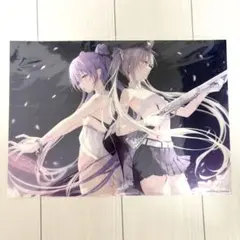 A-2賞 A3クリアポスター エル＆イヴ～共闘～くじ引き堂 カルネアデス
