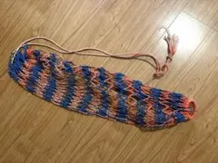 ☆中古☆馬具 赤青ヘイネット　干し草　乾草ネット　スローフィーダー