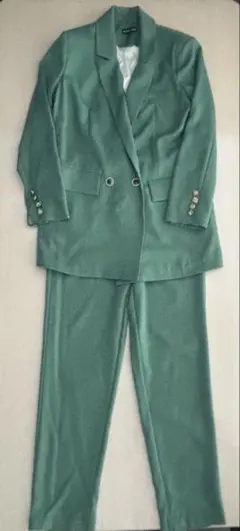 sister jane 緑色 パンツセットアップ Sサイズ